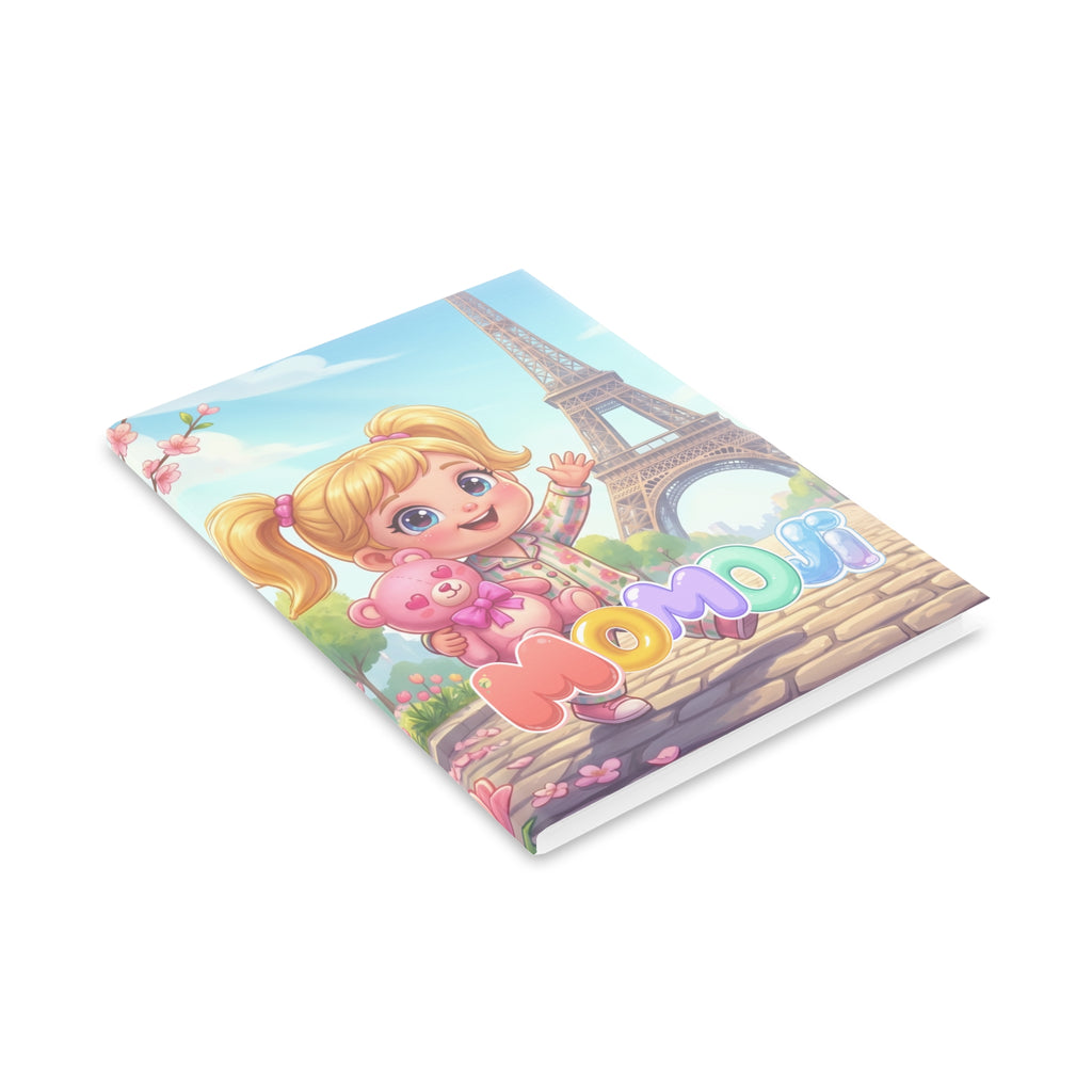 Mo was Here: Paris Puffy Cover Hardcover Notebook