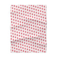 Bob the Pink Teddy Bear Fleece Baby Blanket