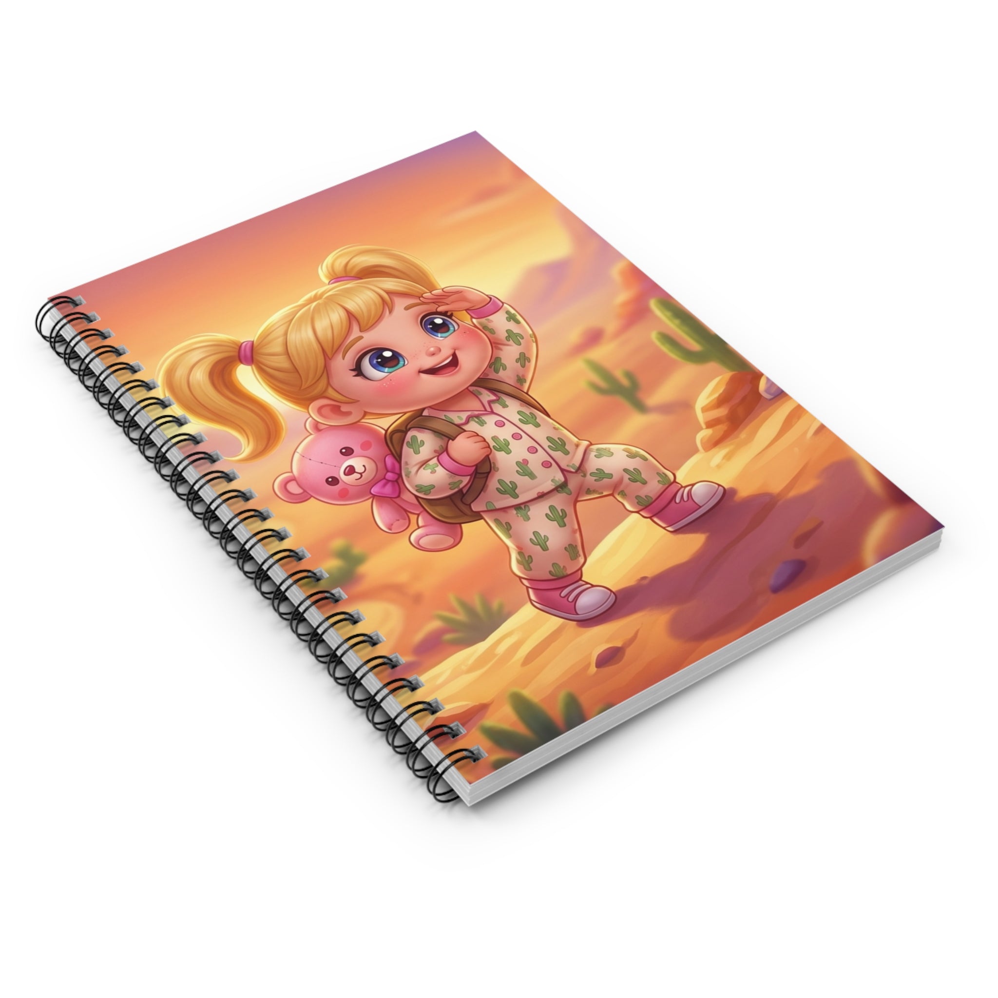 Mo was Here: Sahara Spiral Notebook