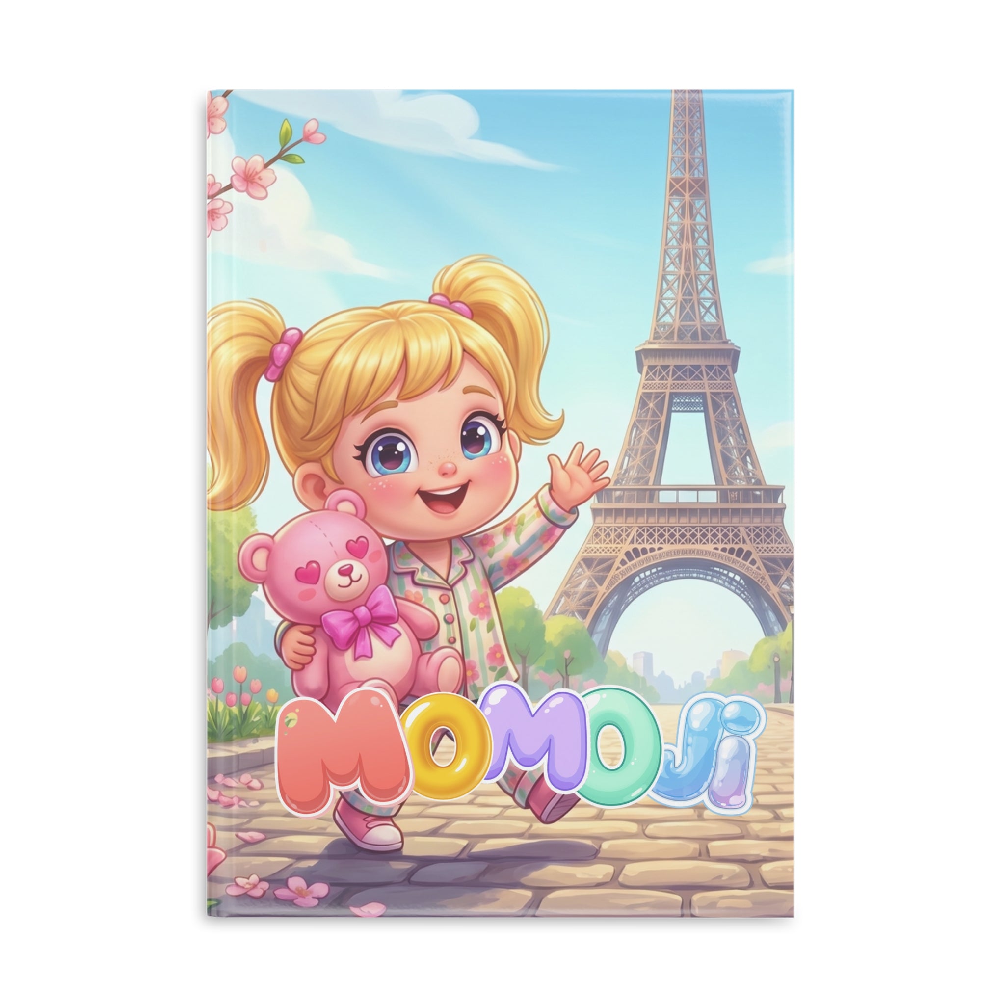 Mo was Here: Paris Puffy Cover Hardcover Notebook