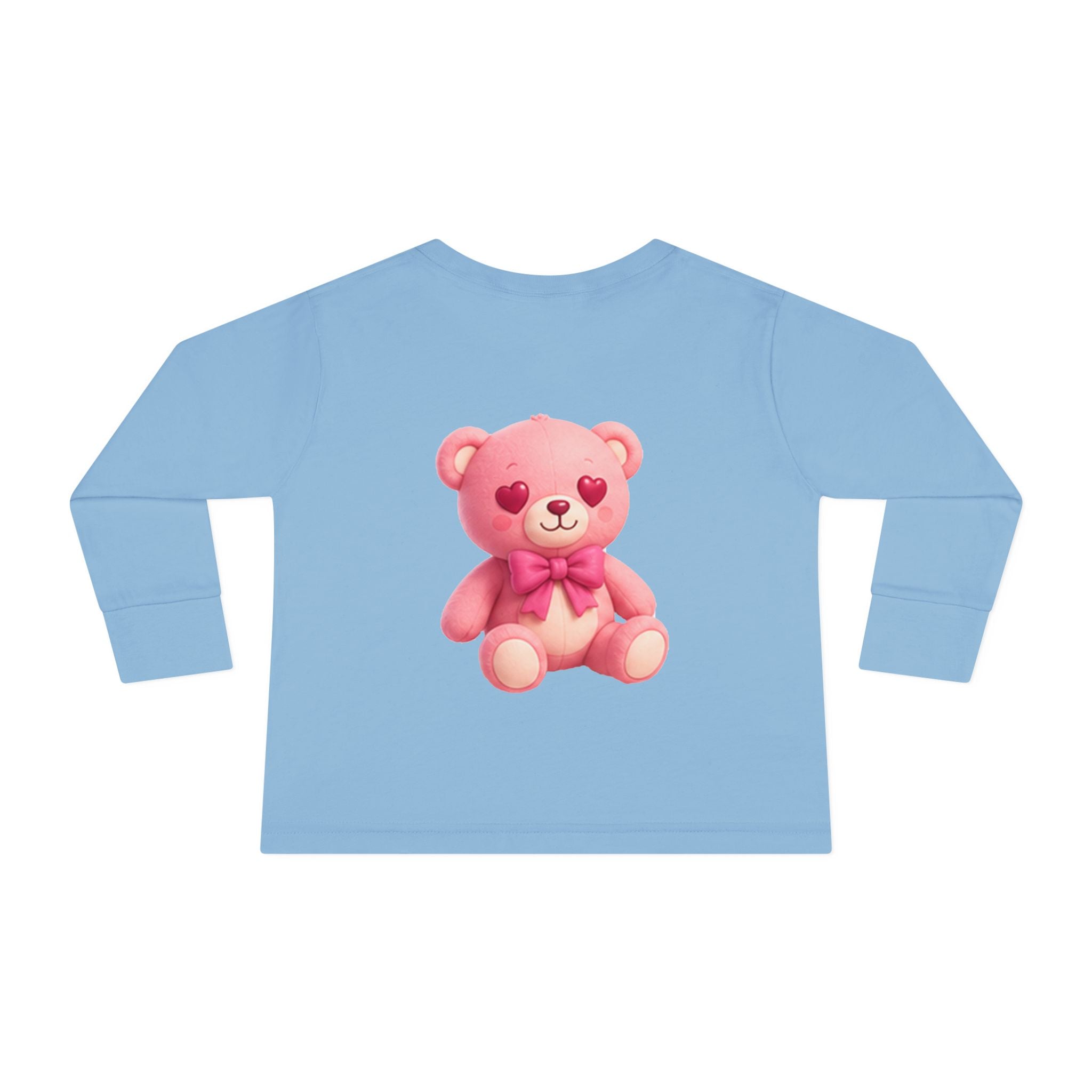 Bob the Pink Teddy Toddler Long Sleeve Tee