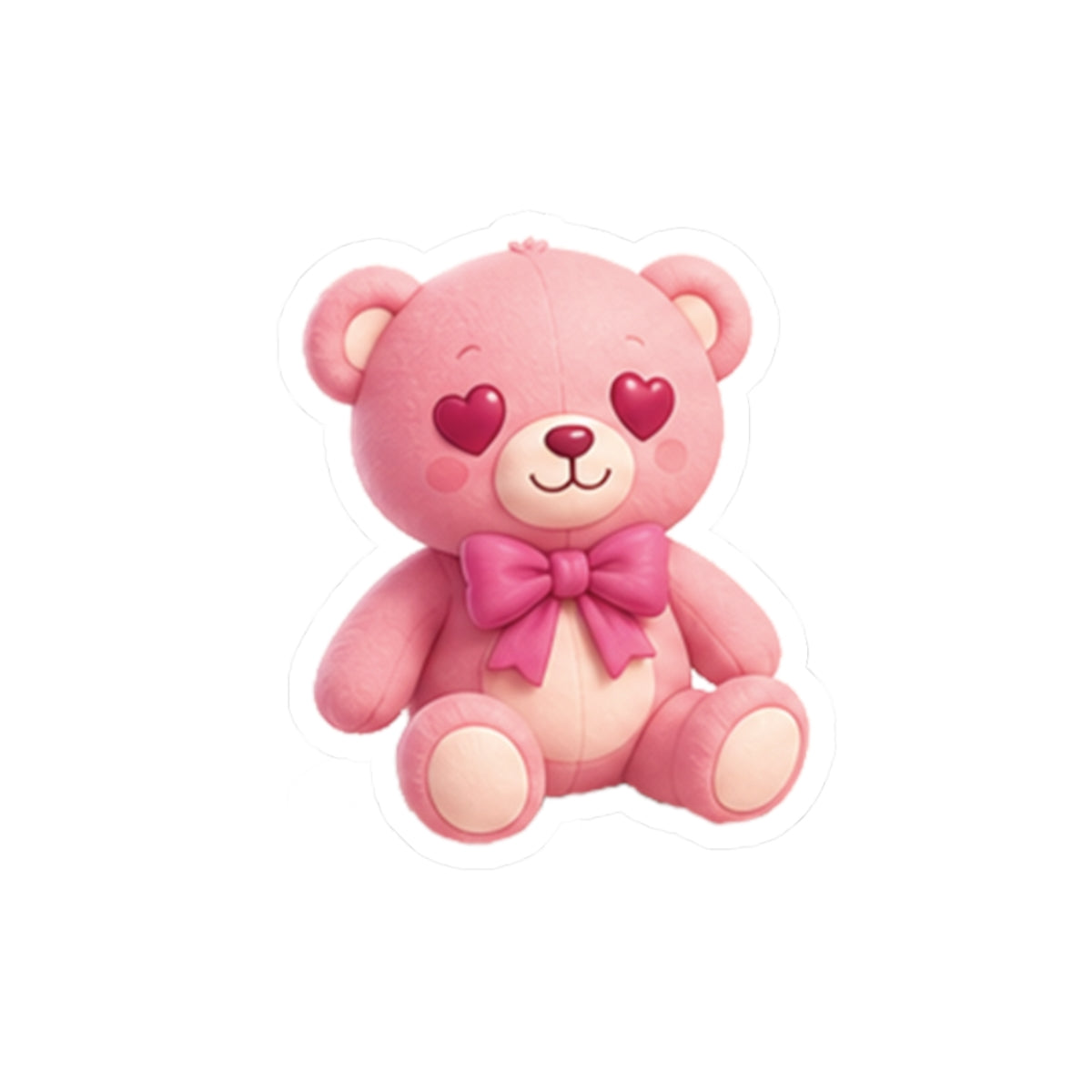 Bob the PInk Teddy Bear Sticker