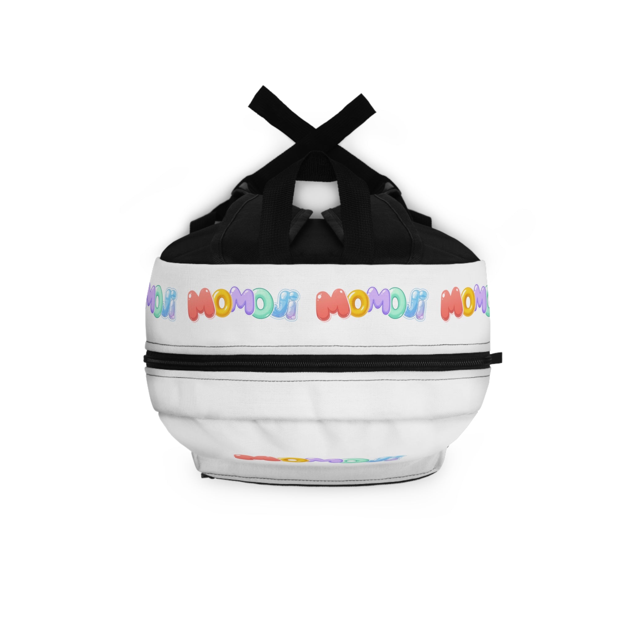 Colorful Bubble Letter Backpack – 'MOMOJI' Pastel Kids School Bag