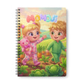 Mo was Here: On the Farm A5 Spiral Notebook