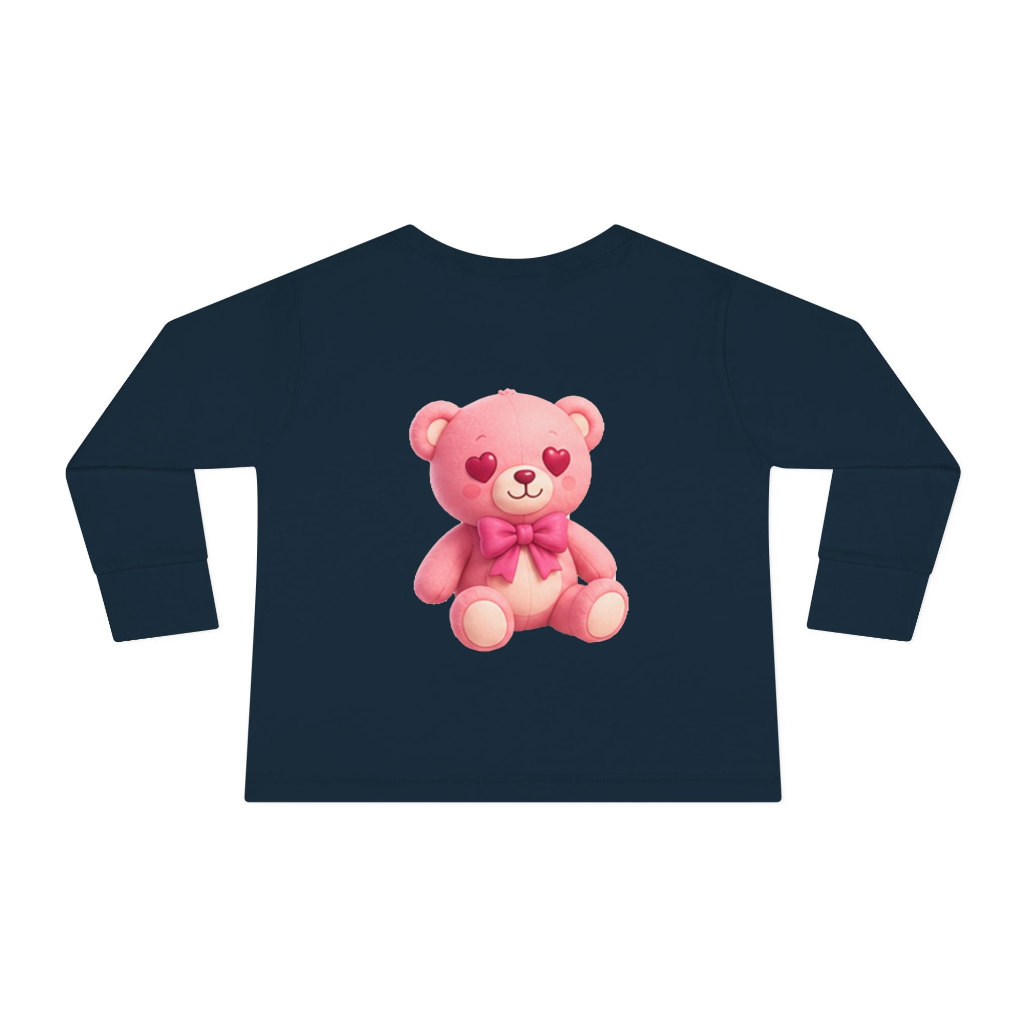 Bob the Pink Teddy Toddler Long Sleeve Tee