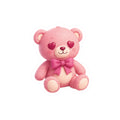 Bob the PInk Teddy Bear Sticker
