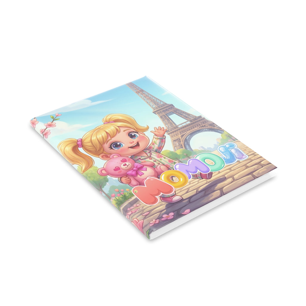 Mo was Here: Paris Puffy Cover Hardcover Notebook