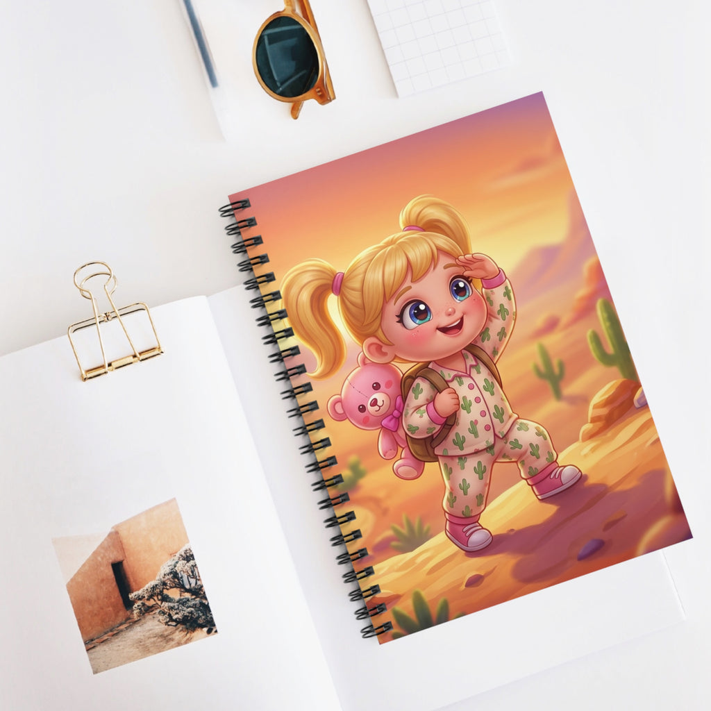 Mo was Here: Sahara Spiral Notebook