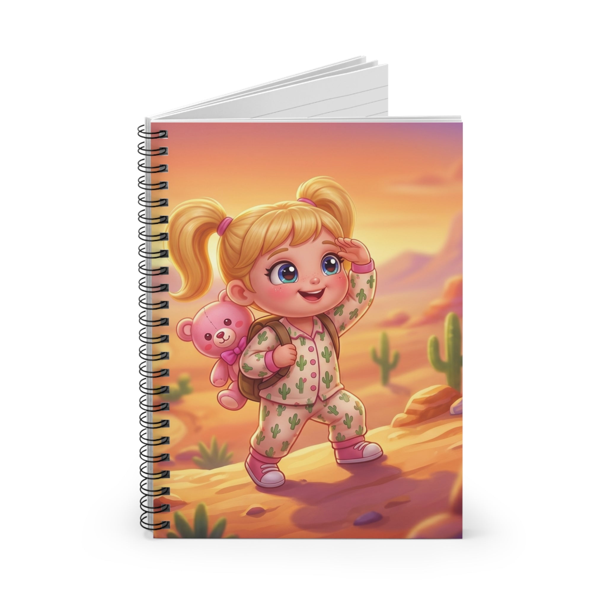 Mo was Here: Sahara Spiral Notebook