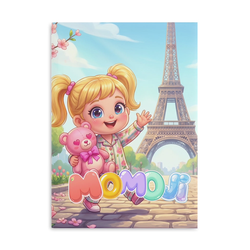 Mo was Here: Paris Puffy Cover Hardcover Notebook