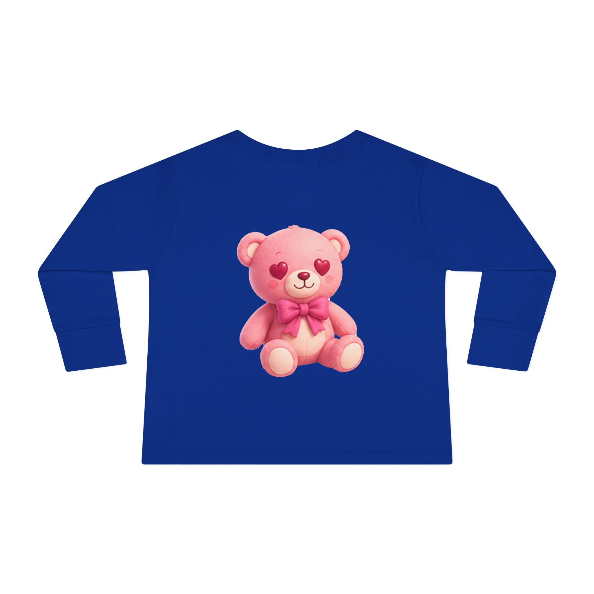 Bob the Pink Teddy Toddler Long Sleeve Tee