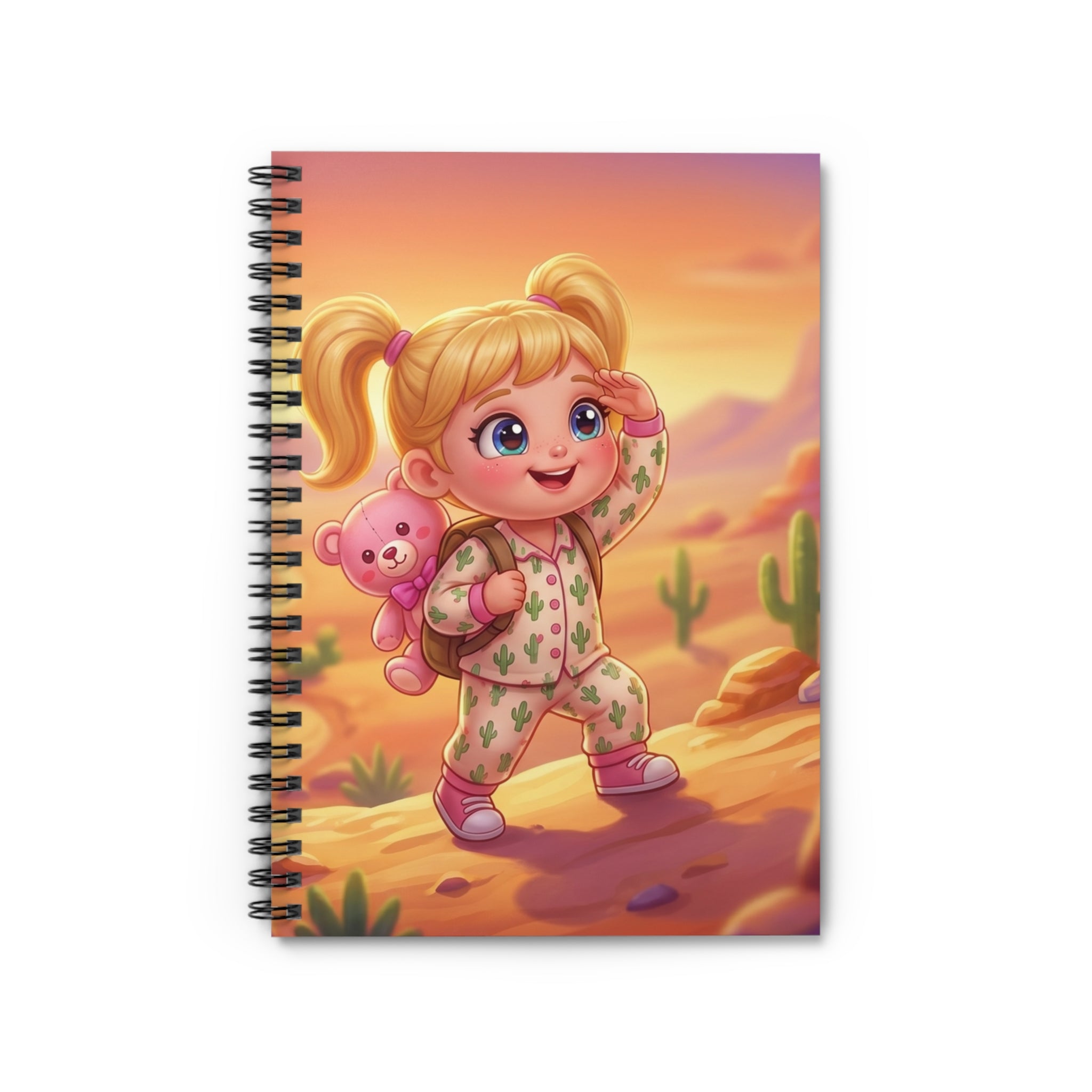 Mo was Here: Sahara Spiral Notebook