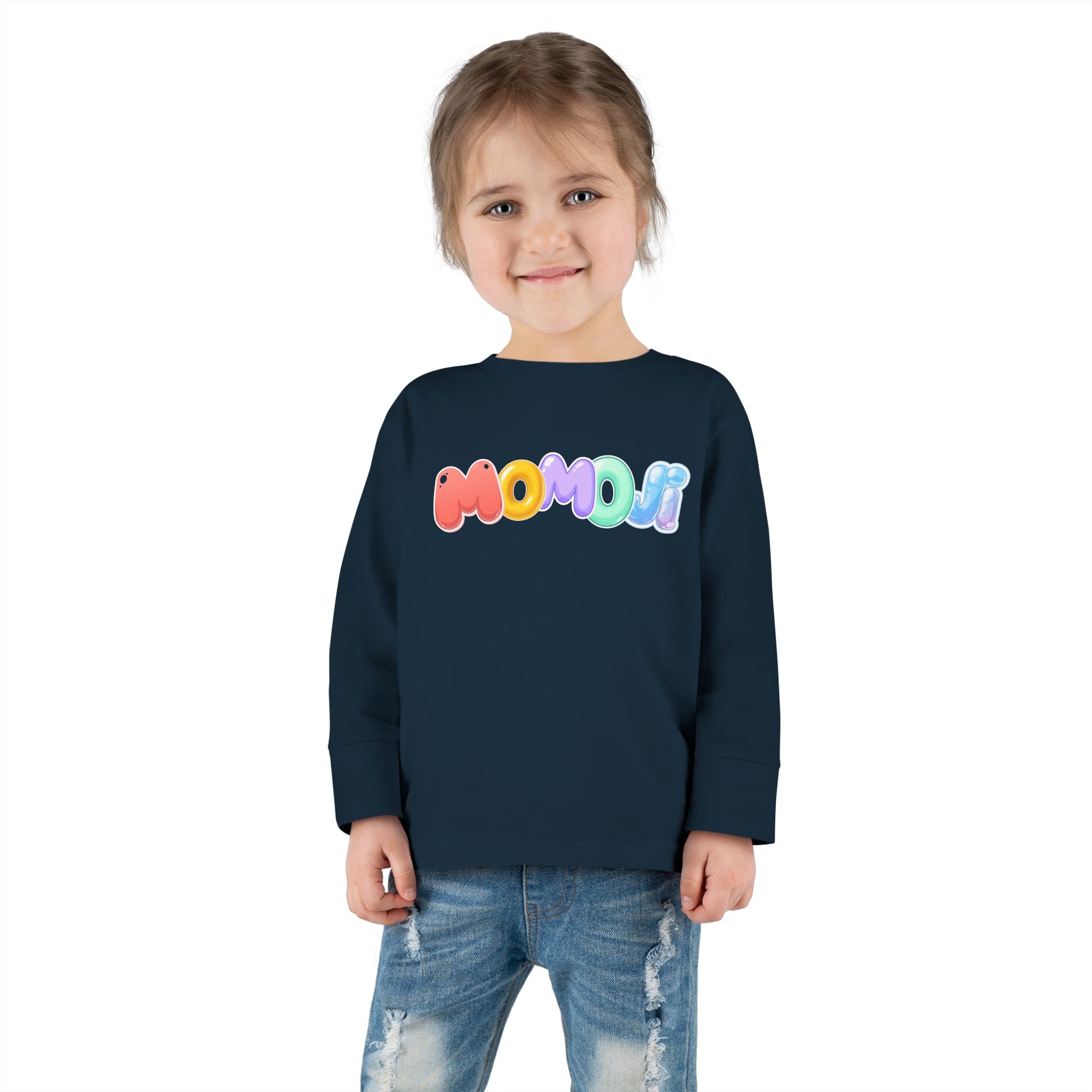 Bob the Pink Teddy Toddler Long Sleeve Tee