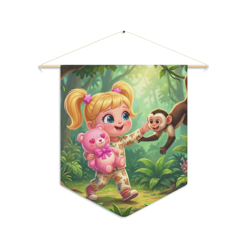 Mo was Here: Monkey Encounter Wall Pennant