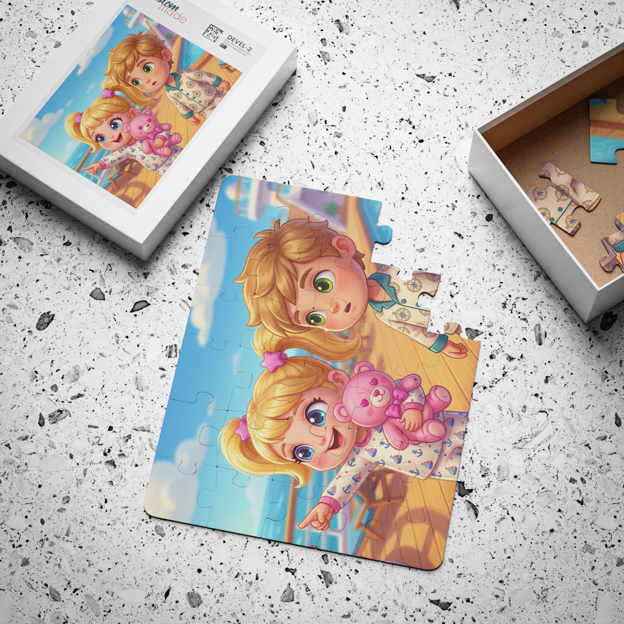 Mo was Here: Mo and Loche at the Sea Toddler Jigsaw