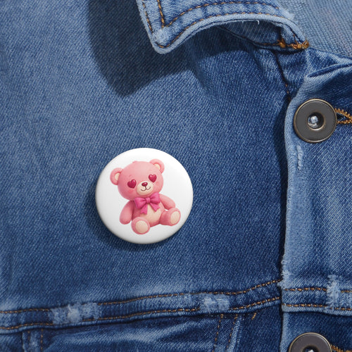 Bob the Pink Teddy Bear Pin