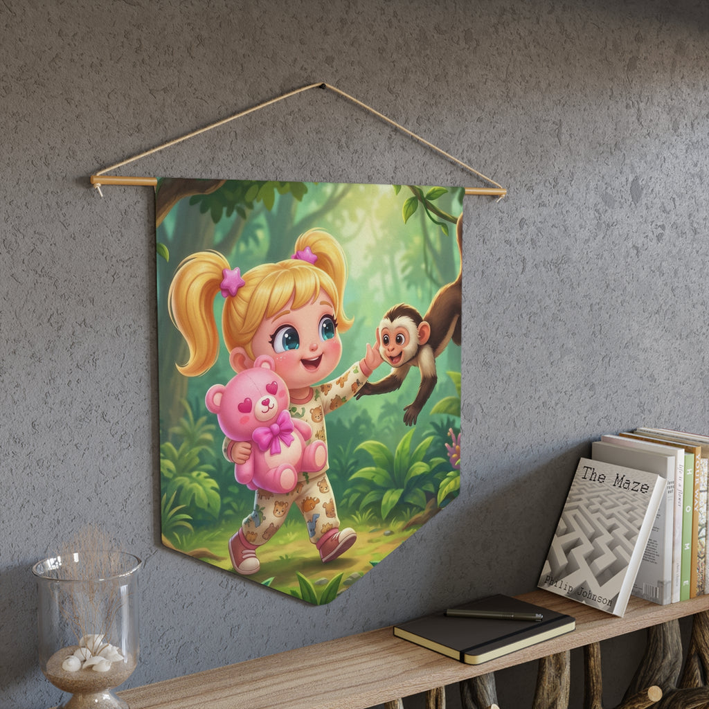 Mo was Here: Monkey Encounter Wall Pennant