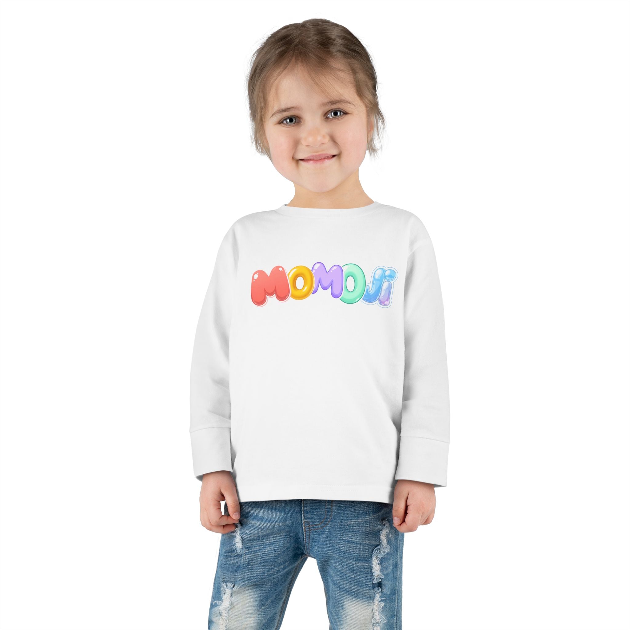 Bob the Pink Teddy Toddler Long Sleeve Tee