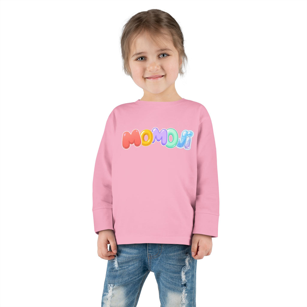 Bob the Pink Teddy Toddler Long Sleeve Tee