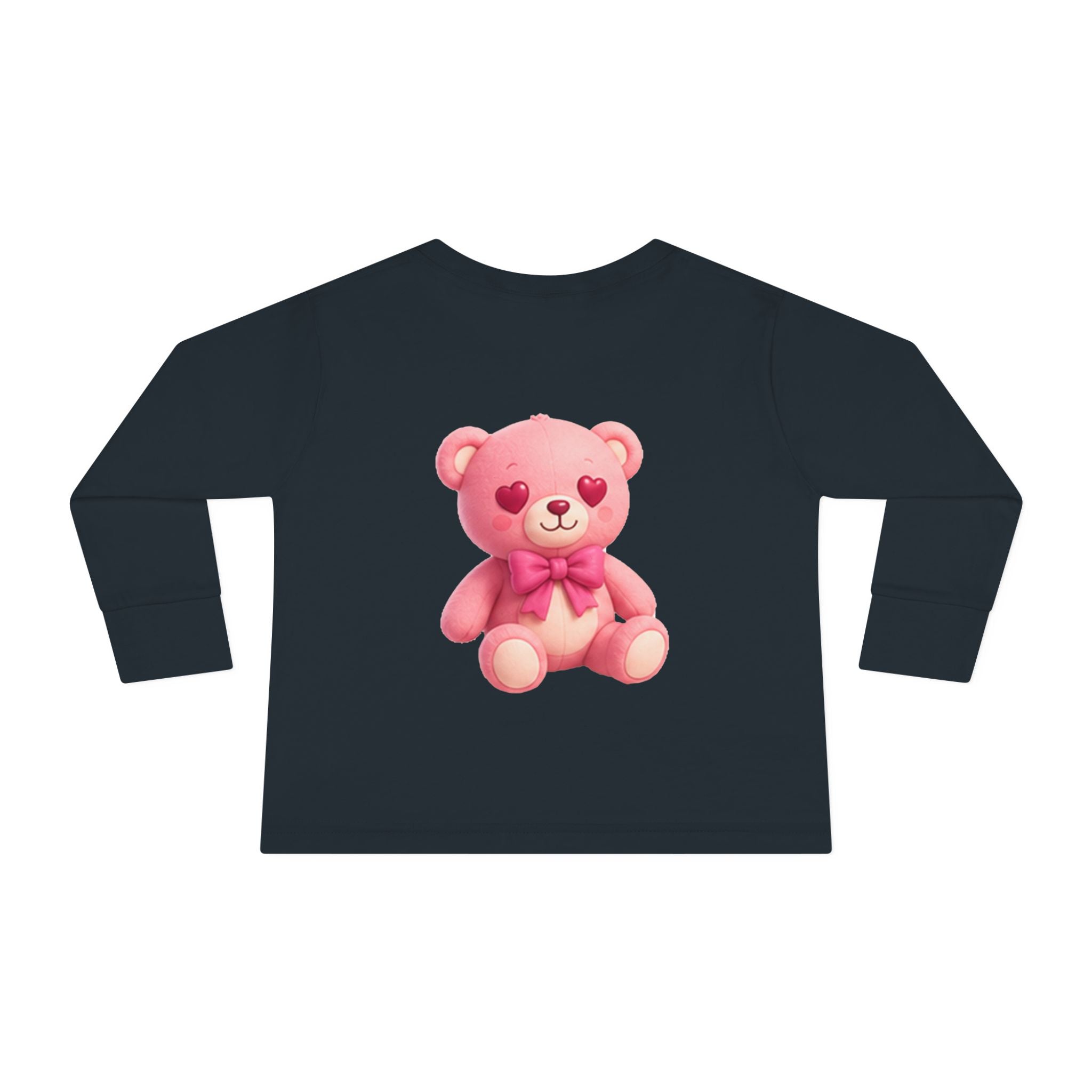 Bob the Pink Teddy Toddler Long Sleeve Tee