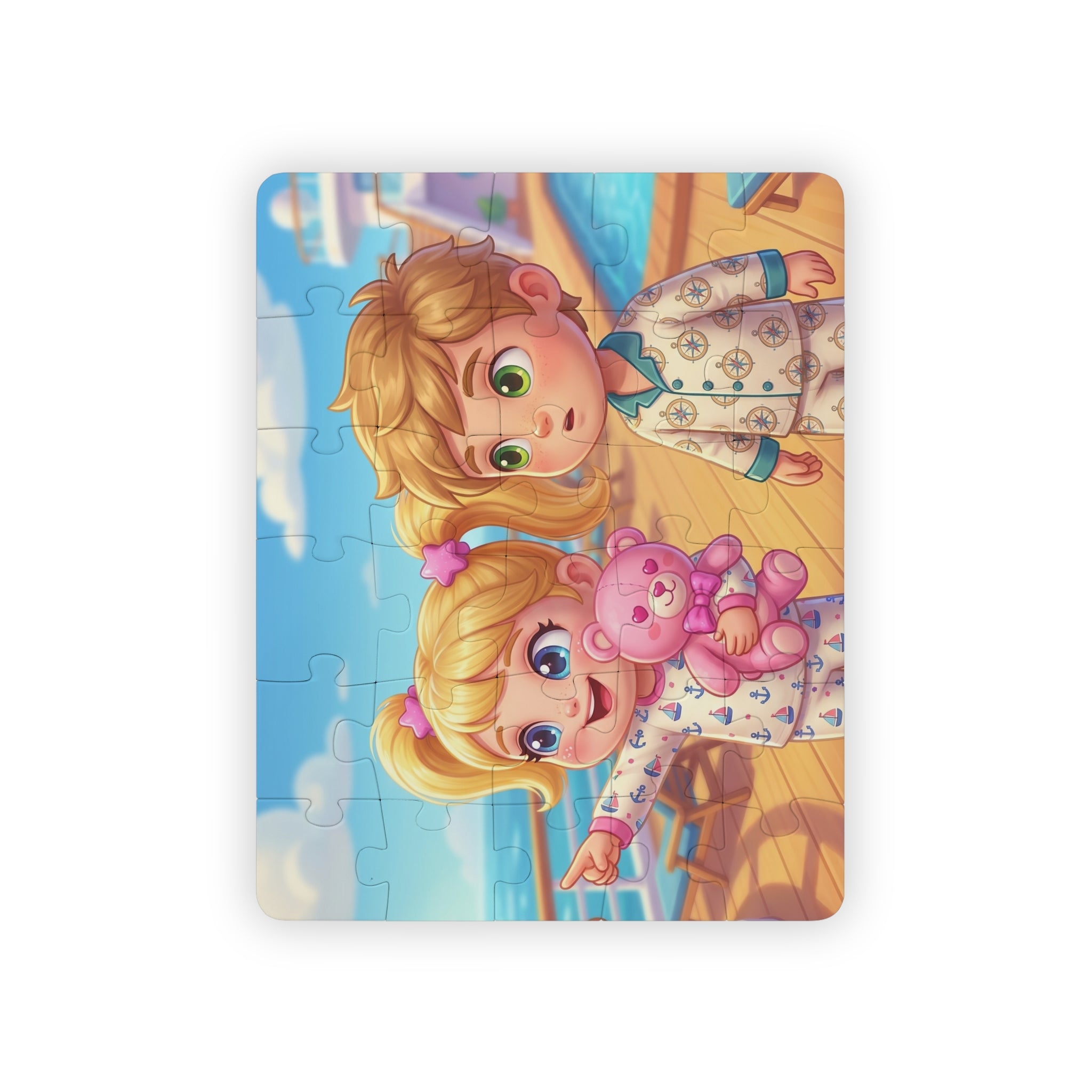 Mo was Here: Mo and Loche at the Sea Toddler Jigsaw